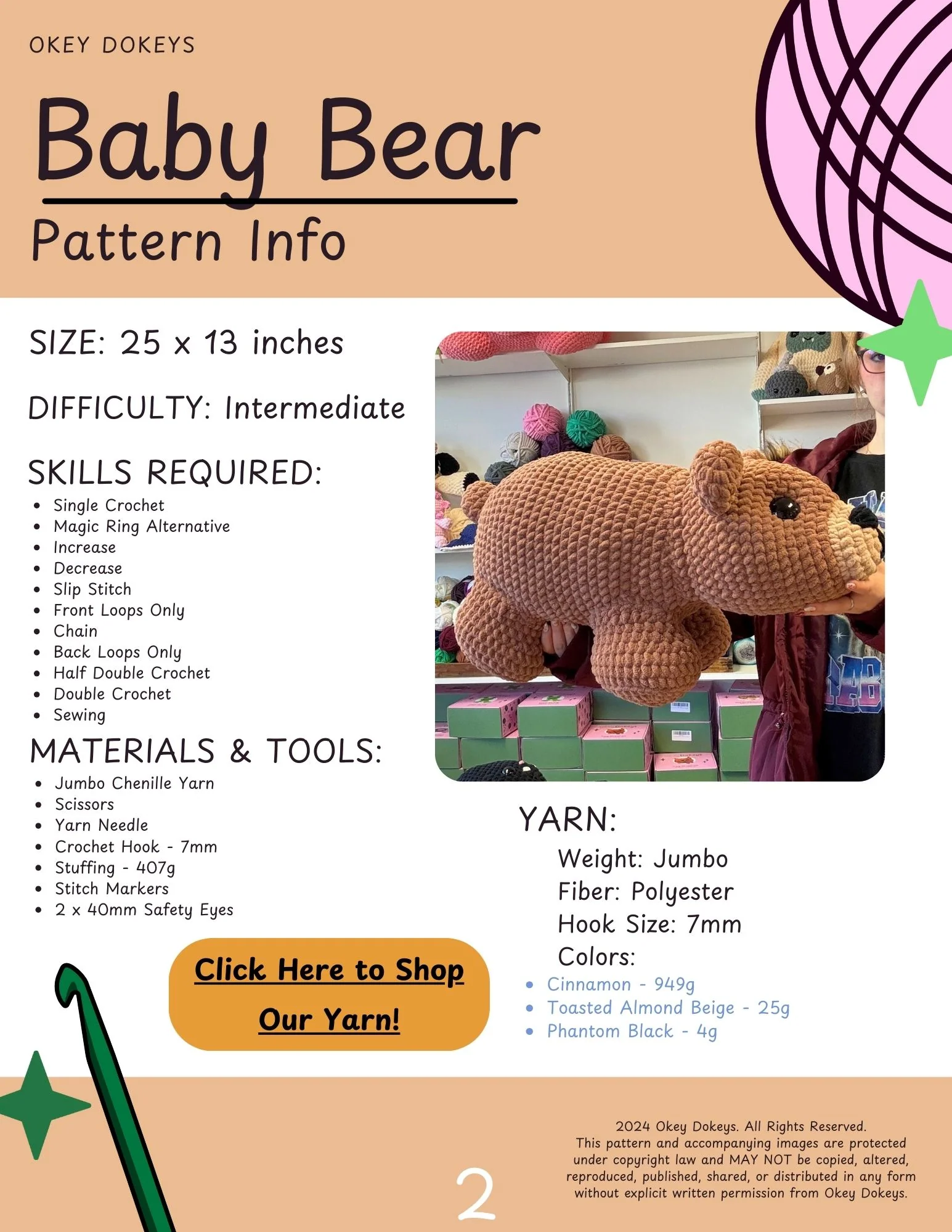 Crochet Baby Bear Pattern - Image 3
