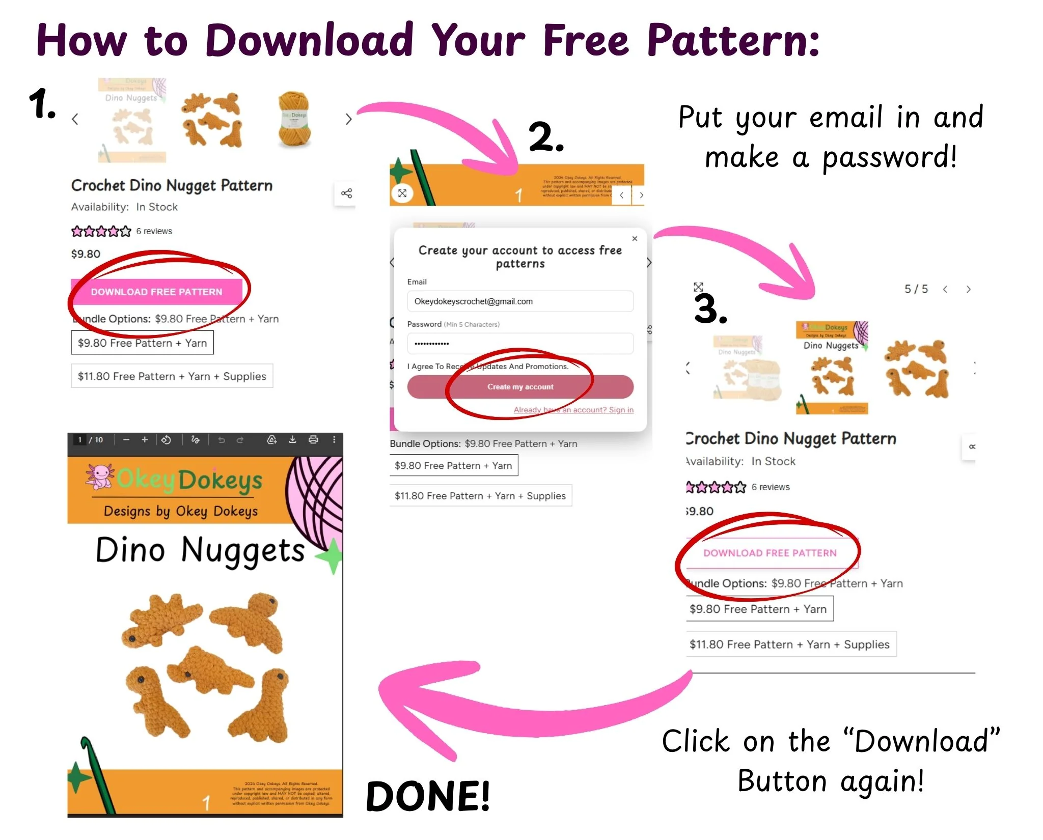 Crochet Dumpster Fire Pattern - Image 3