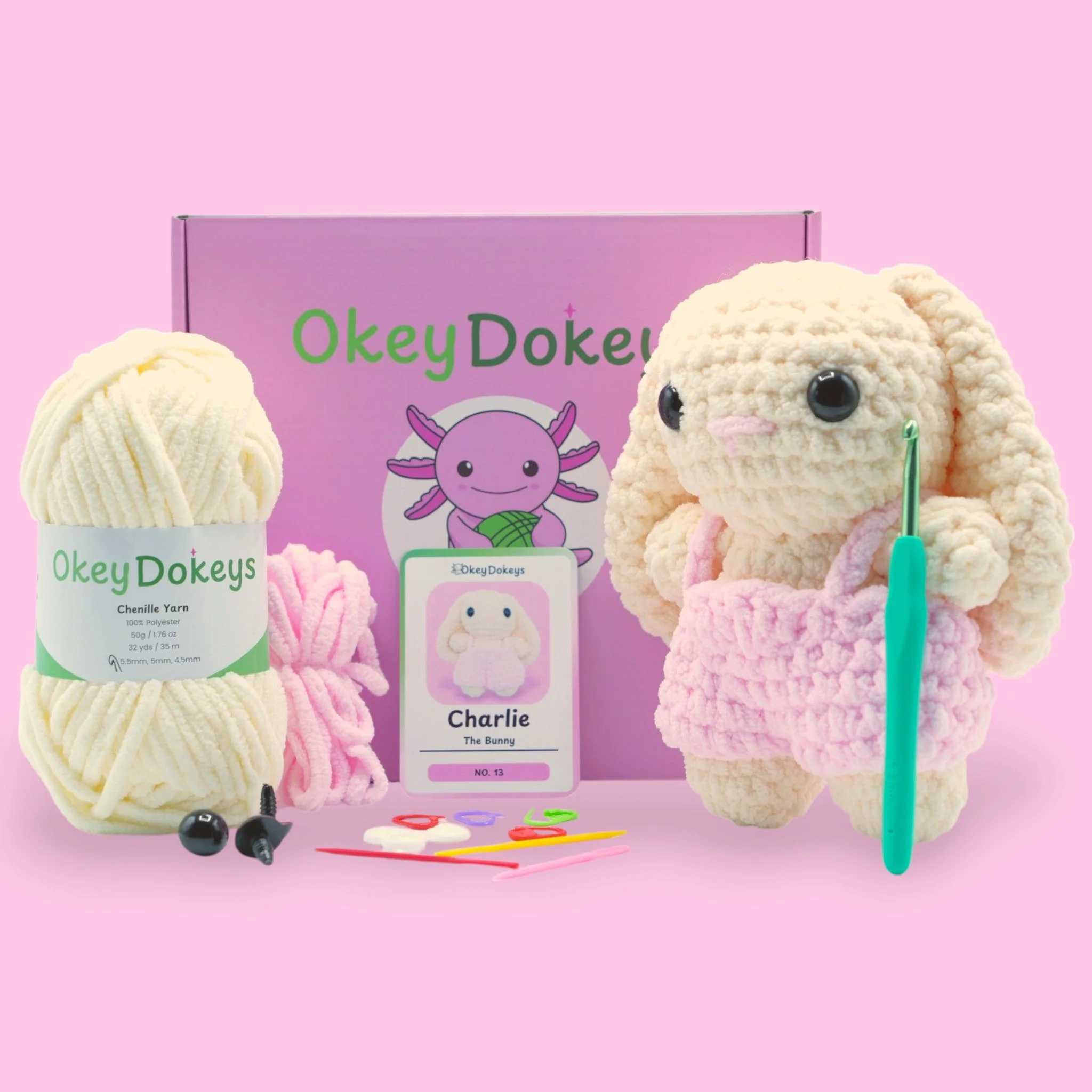 Crochet Bunny Kit - Charlie the Bunny