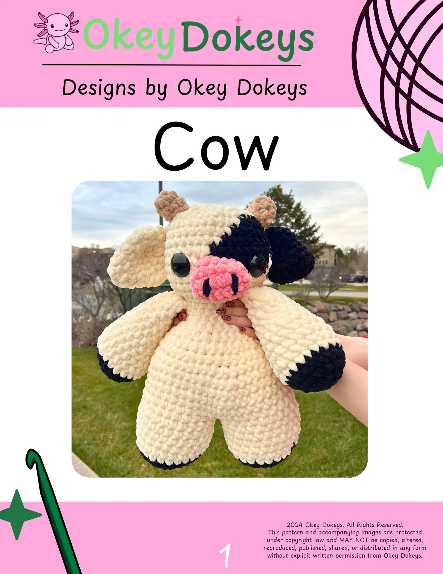 Crochet Cow Pattern