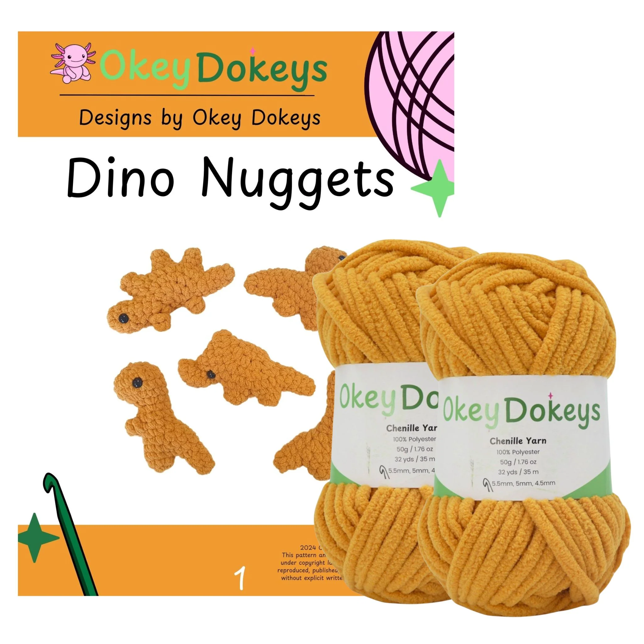 Crochet Dino Nugget Pattern - Image 5