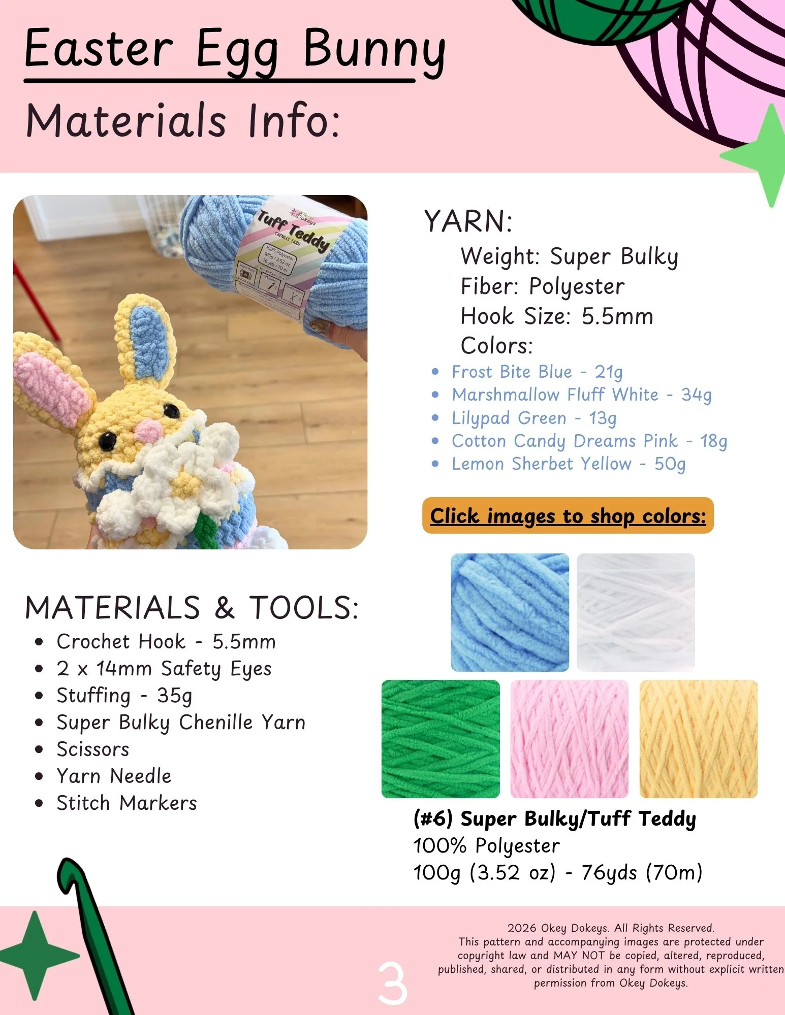 Crochet Easter Egg Bunny Pattern - Image 3