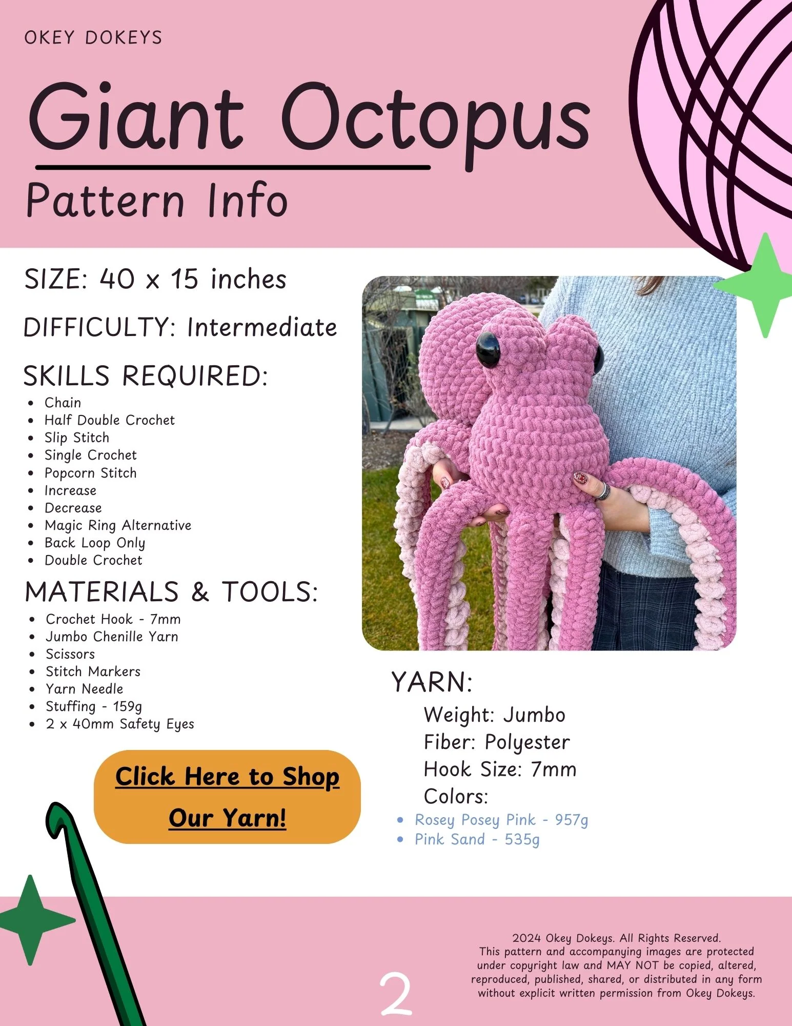 Crochet Giant Octopus Pattern - Image 3
