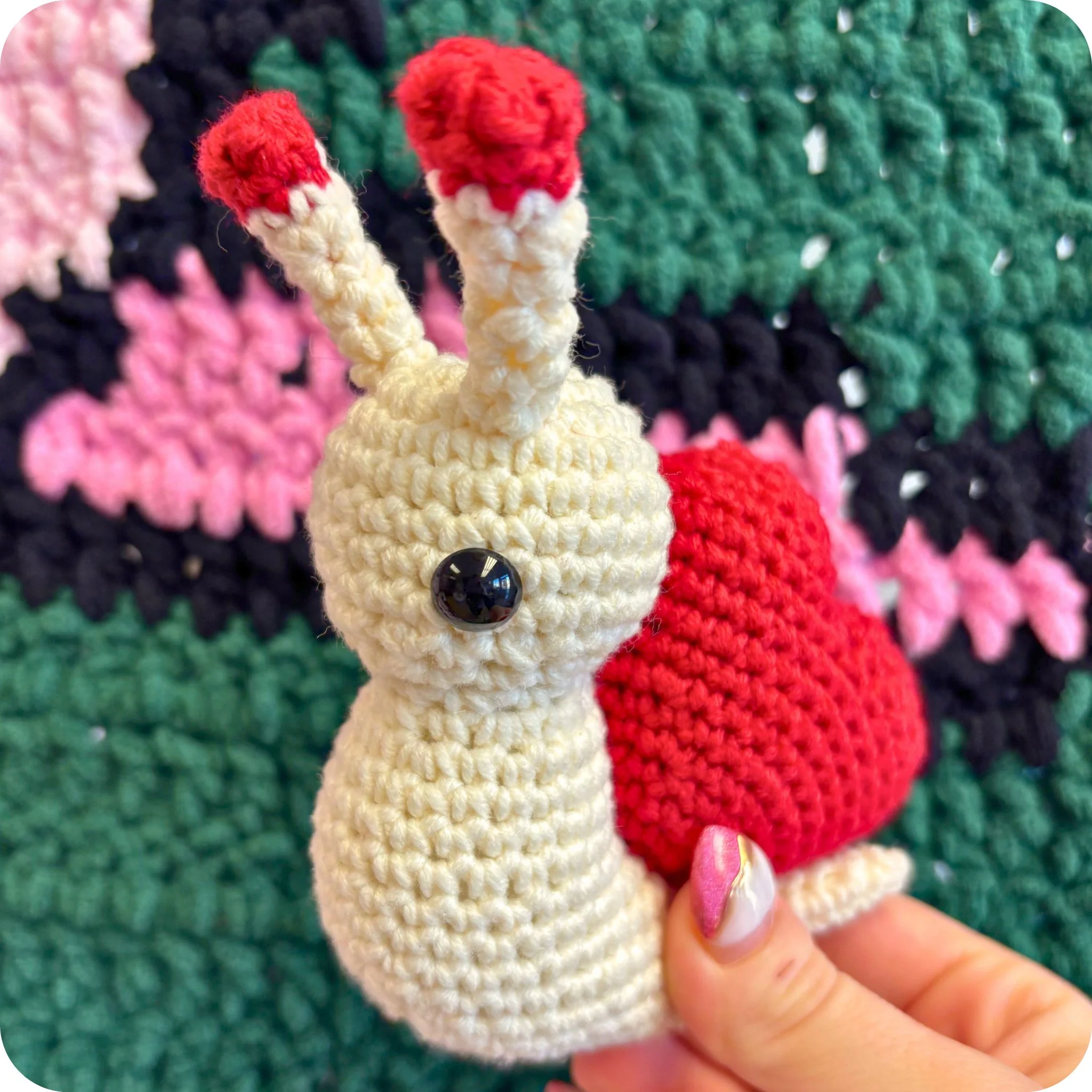 Crochet Heart Snail Pattern - Image 2