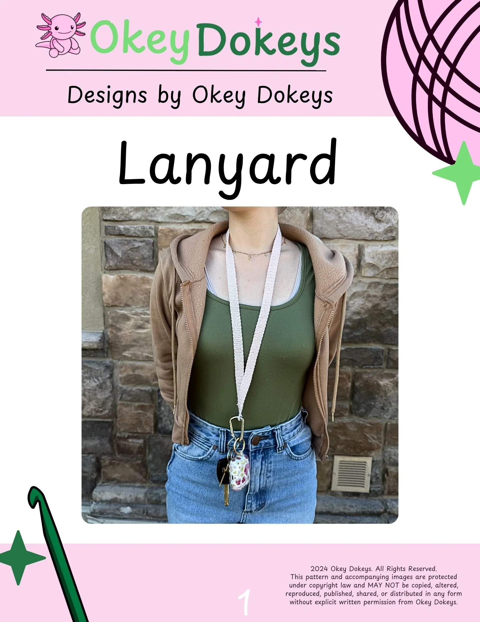 Crochet Lanyard Pattern