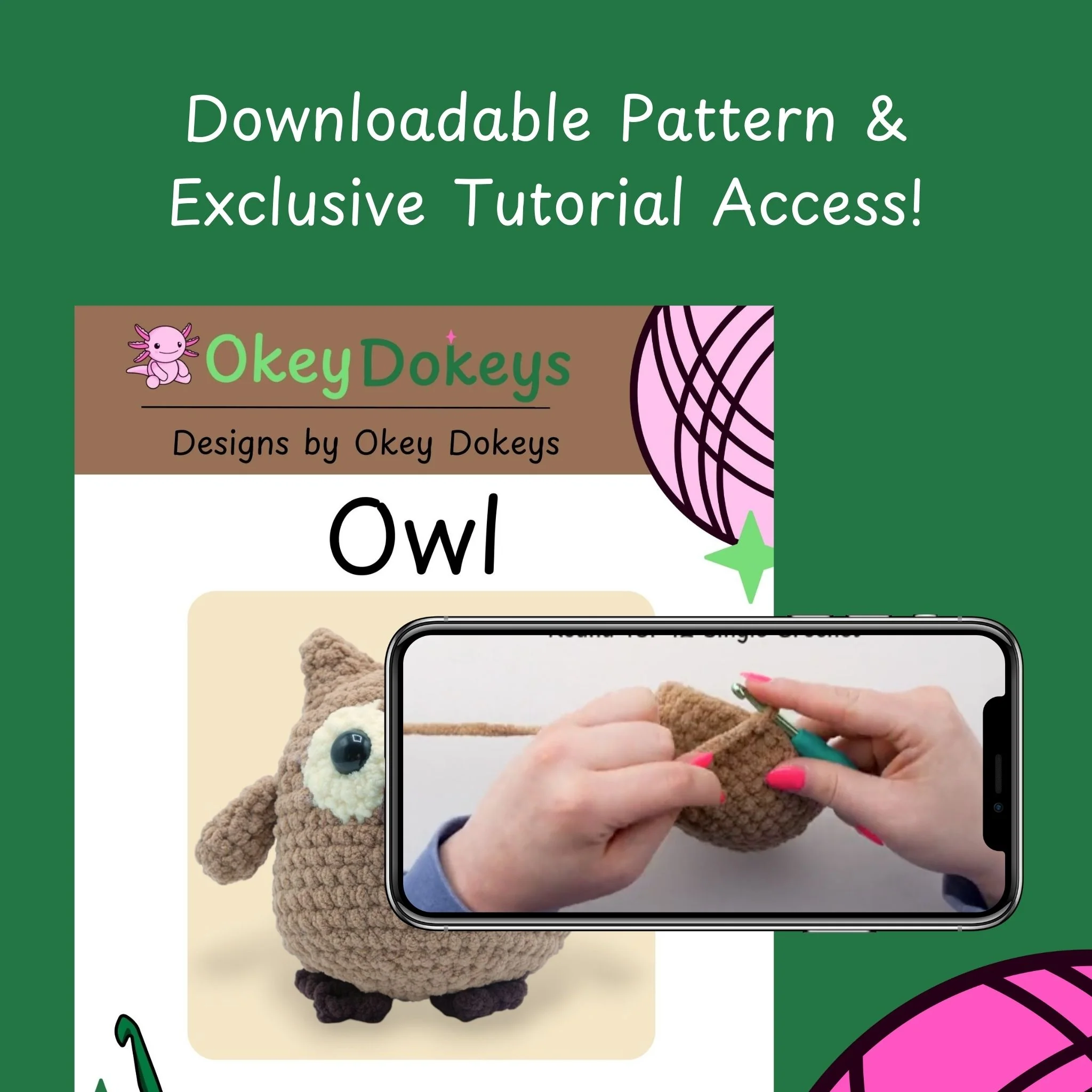 Crochet Owl Kit - Hailey the Owl - Image 4