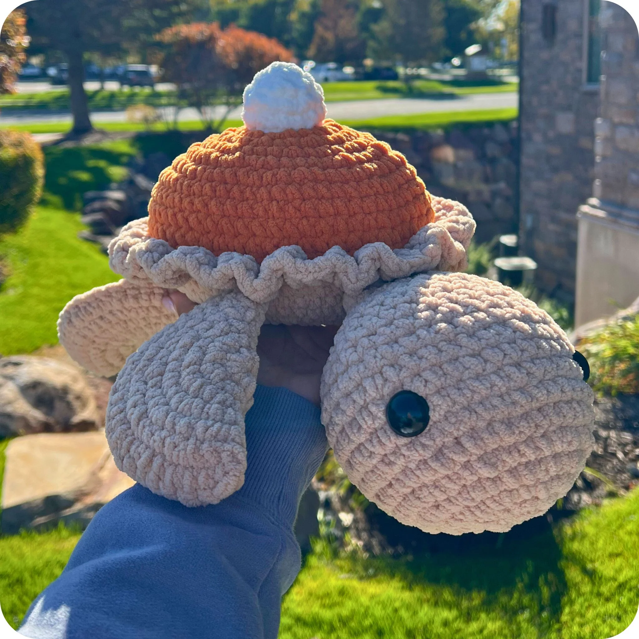 Crochet Pumpkin Pie Turtle Pattern - Image 2