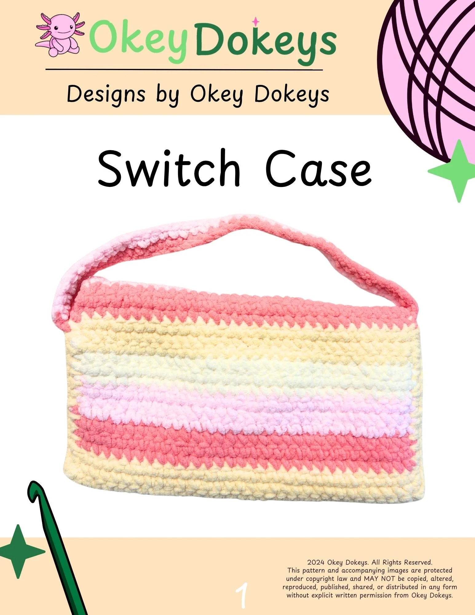 Crochet Switch Case Pattern