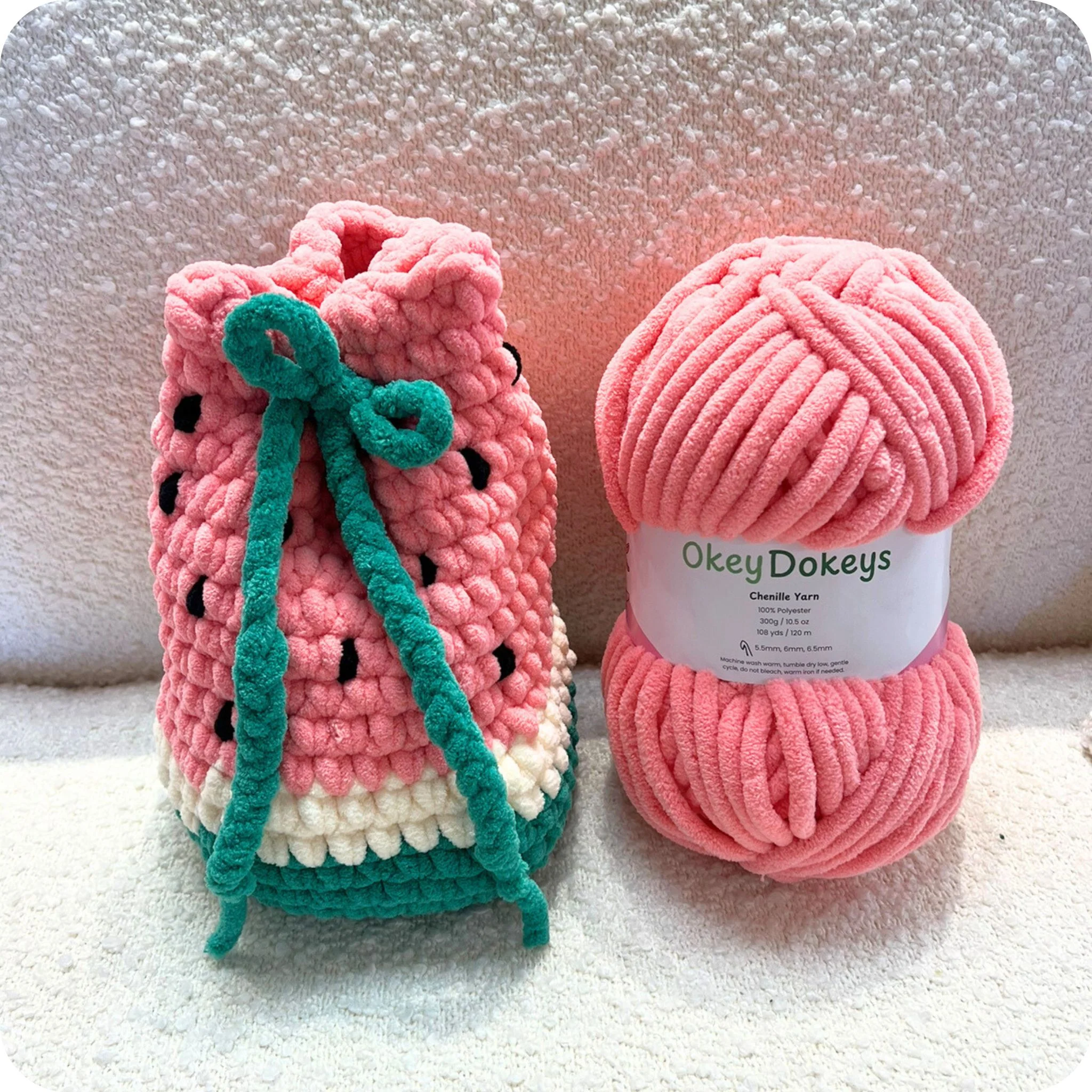 Crochet Watermelon Bag Pattern - Image 2