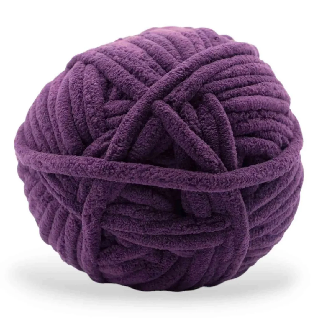 Jumbo Velvet Chenille Yarn - #7 - 300g Skeins - Image 22
