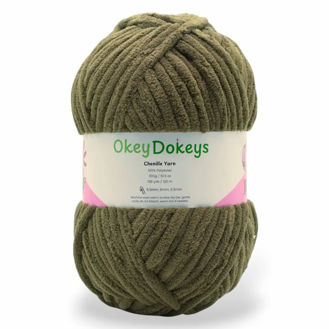 Jumbo Velvet Chenille Yarn - #7 - 300g Skeins - Image 56