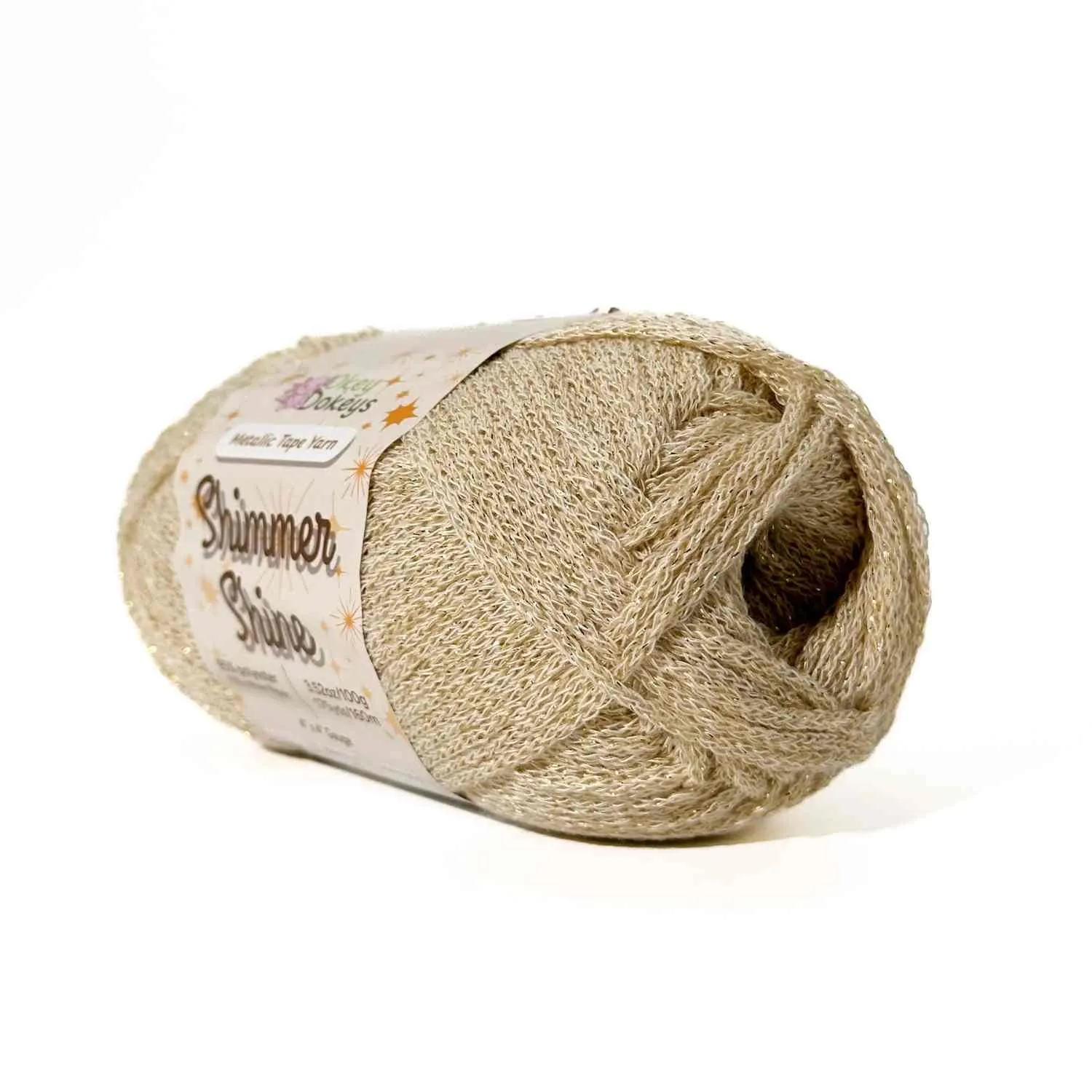 Metallic Shimmer Ribbon Yarn – Lightweight Tube Tape Yarn for Crochet Bags, Accessories & Decorative Projects (100g) - Image 23