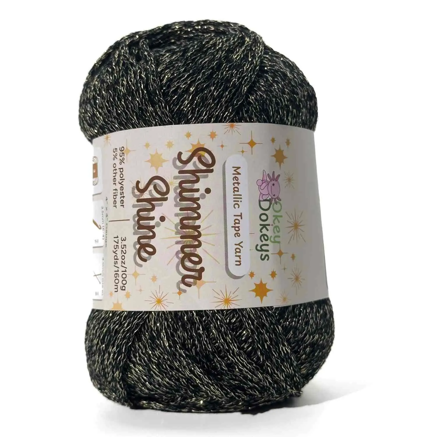 Metallic Shimmer Ribbon Yarn – Lightweight Tube Tape Yarn for Crochet Bags, Accessories & Decorative Projects (100g) - Image 8