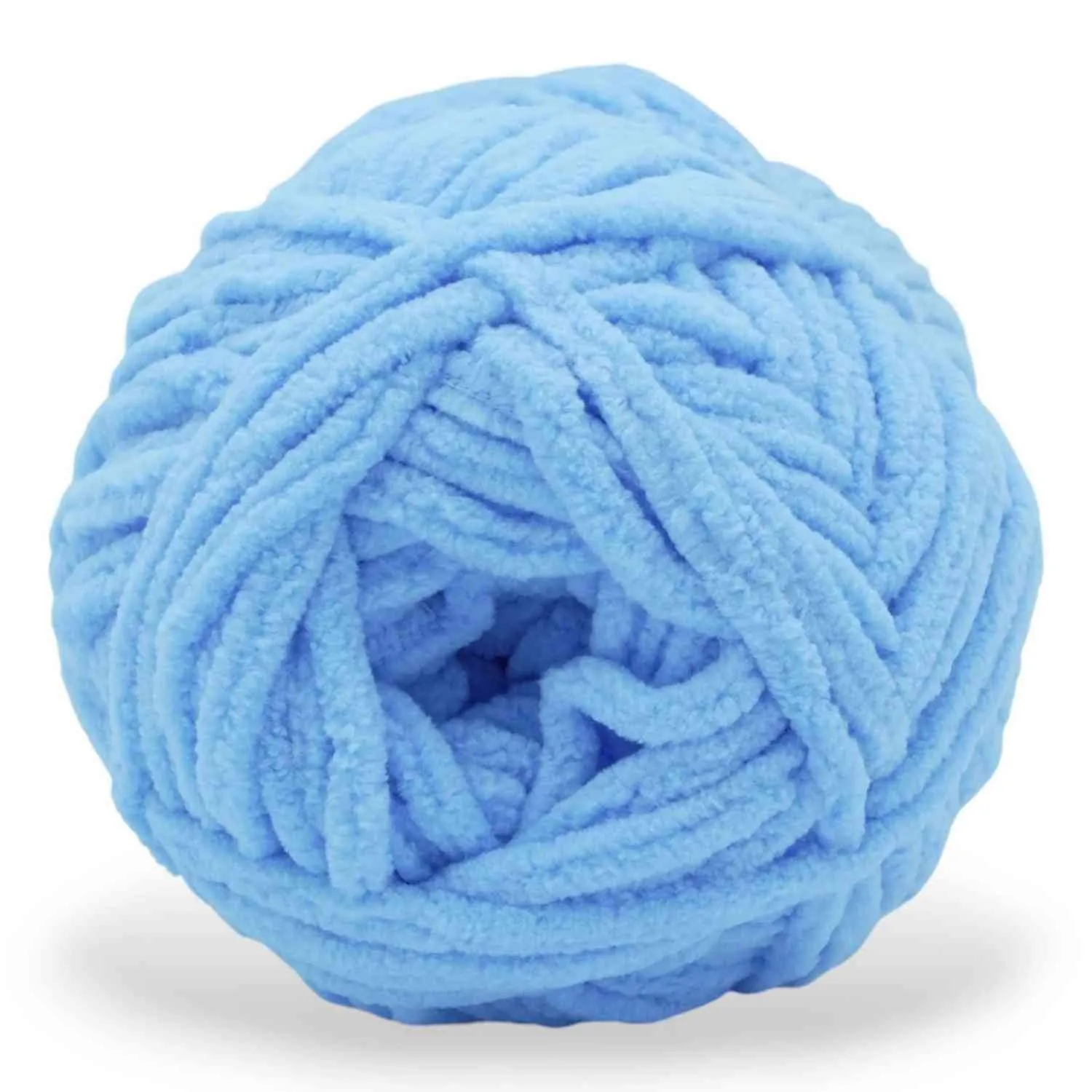 Super Bulky Chenille Yarn #6, 100g Velvet Soft No-Fray Yarn for Crocheting, 50+ Colors - Image 114