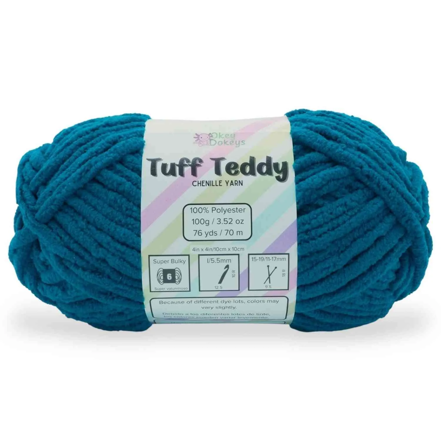 Super Bulky Chenille Yarn #6, 100g Velvet Soft No-Fray Yarn for Crocheting, 50+ Colors - Image 134