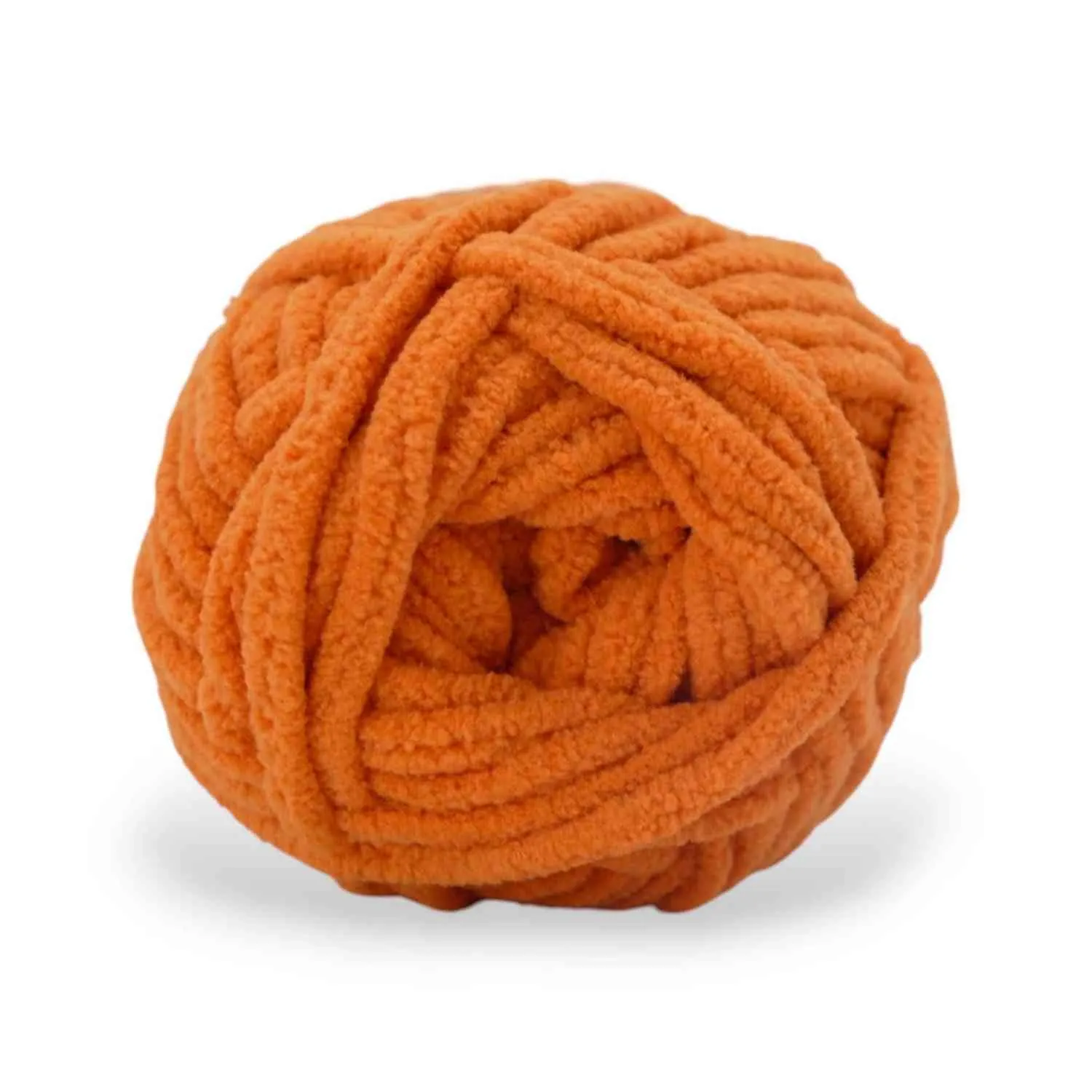 Super Bulky Chenille Yarn #6, 100g Velvet Soft No-Fray Yarn for Crocheting, 50+ Colors - Image 24