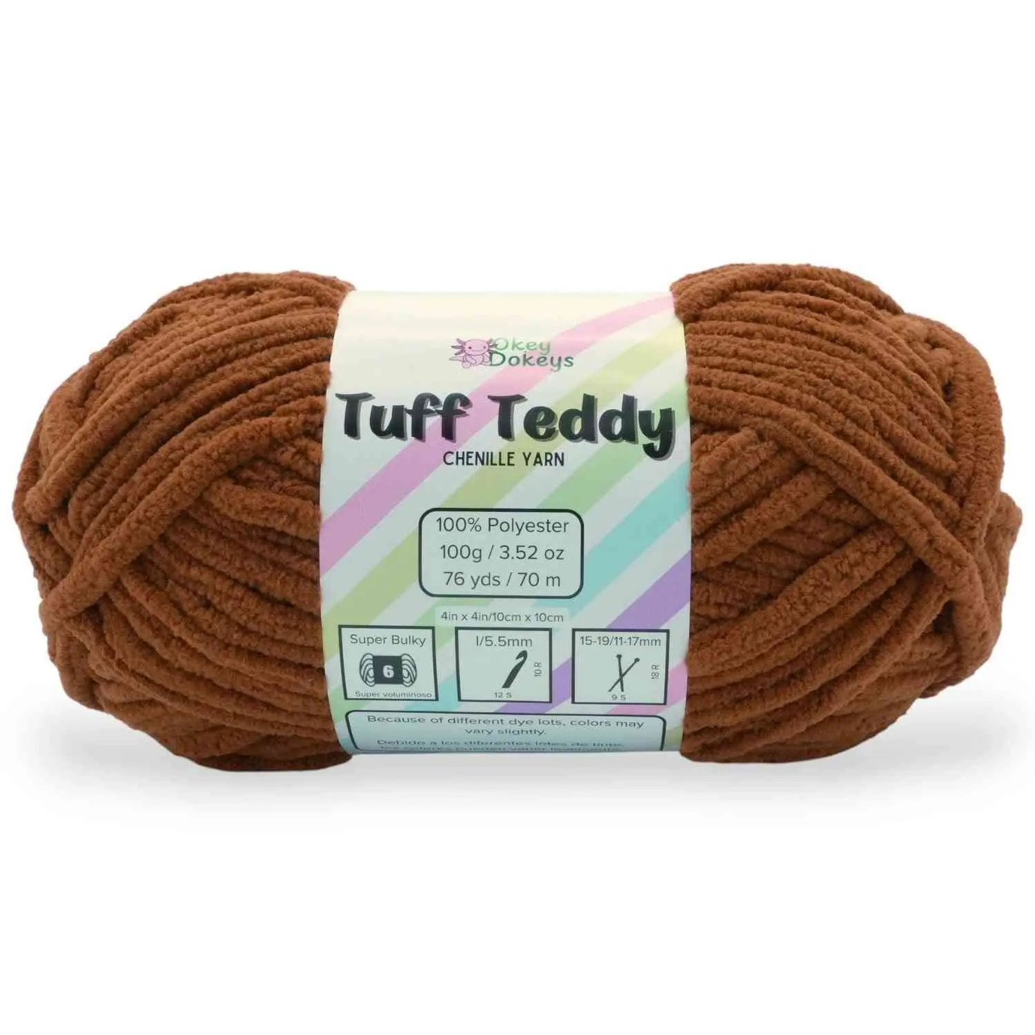 Super Bulky Chenille Yarn #6, 100g Velvet Soft No-Fray Yarn for Crocheting, 50+ Colors - Image 5