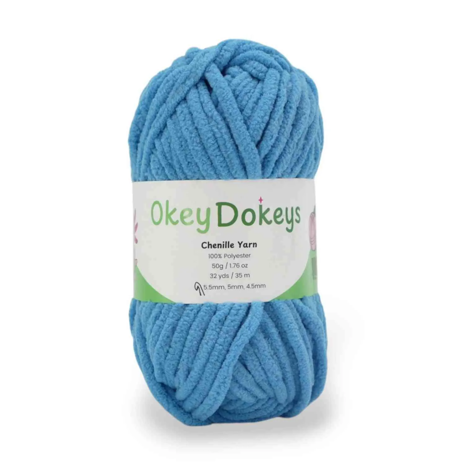 Super Bulky Chenille Yarn #6, 100g Velvet Soft No-Fray Yarn for Crocheting, 50+ Colors - Image 59