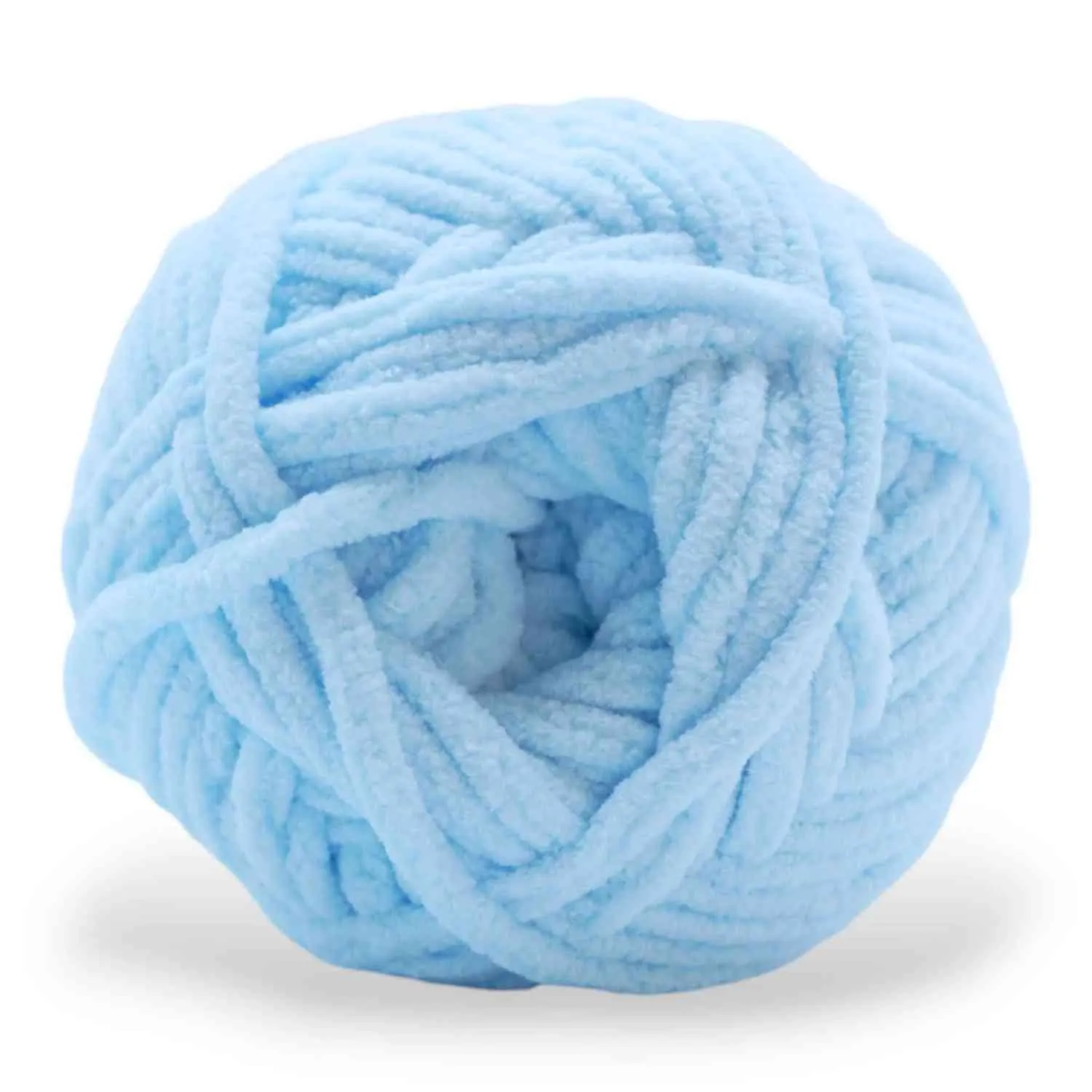 Super Bulky Chenille Yarn #6, 100g Velvet Soft No-Fray Yarn for Crocheting, 50+ Colors - Image 66
