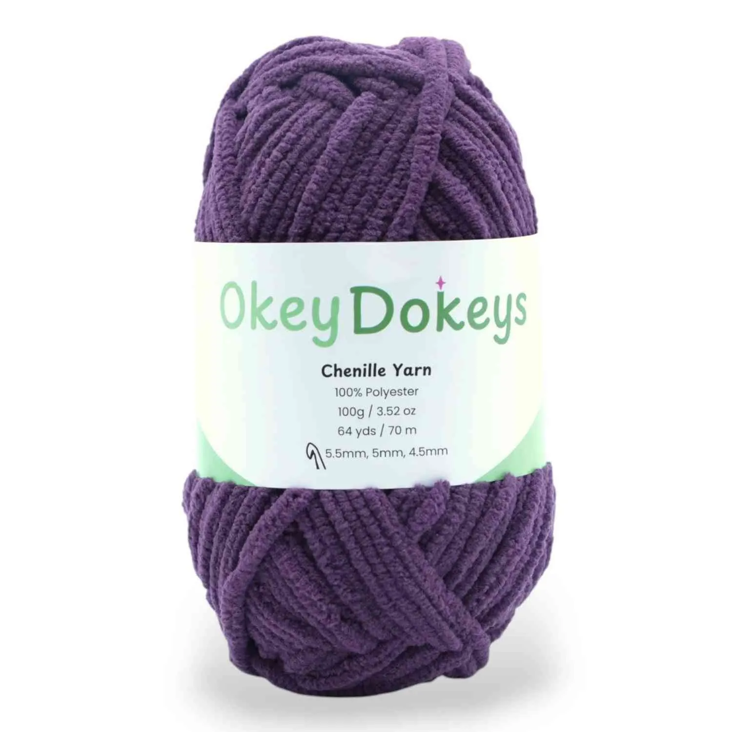 Super Bulky Chenille Yarn #6, 100g Velvet Soft No-Fray Yarn for Crocheting, 50+ Colors - Image 80