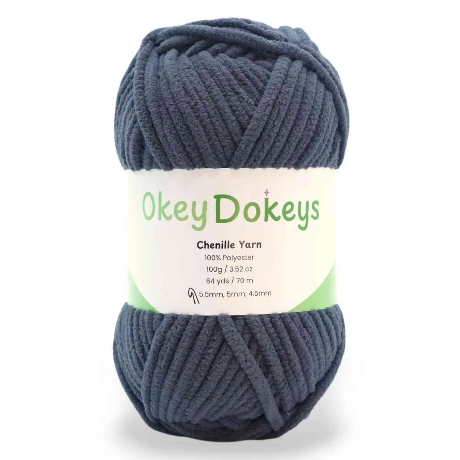 Super Bulky Chenille Yarn #6, 100g Velvet Soft No-Fray Yarn for Crocheting, 50+ Colors - Image 89