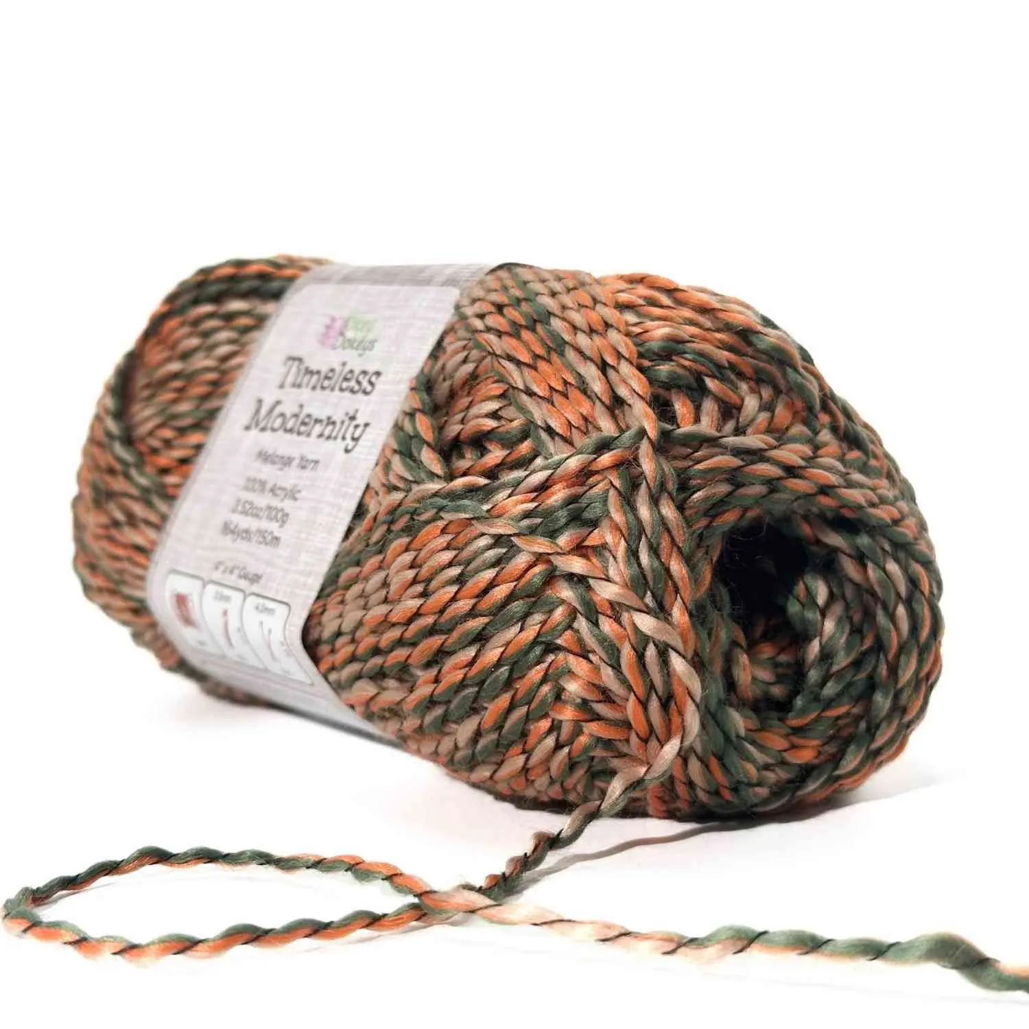 Timeless Modernity Sweater Like Acrylic Melange Yarn, 100g Light Weight - Image 20