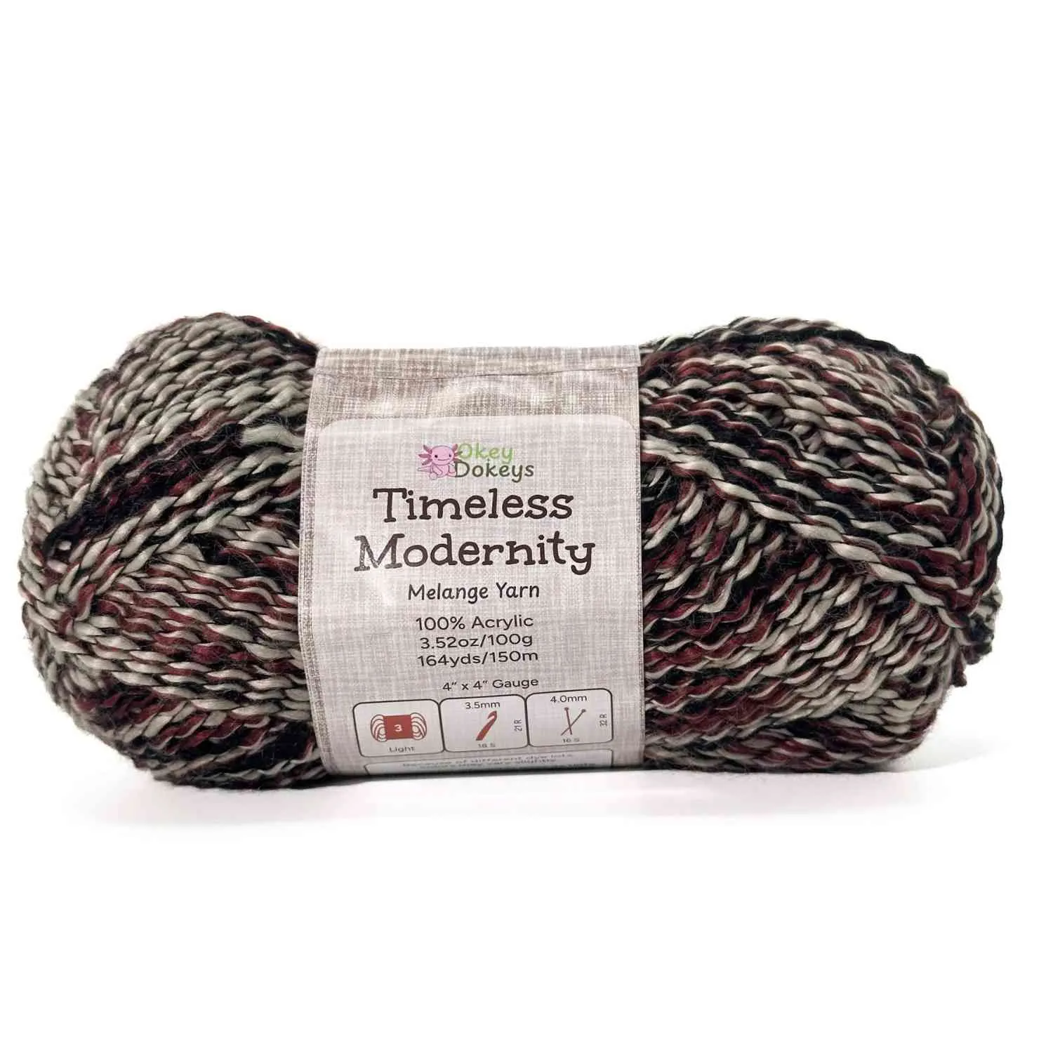 Timeless Modernity Sweater Like Acrylic Melange Yarn, 100g Light Weight - Image 38