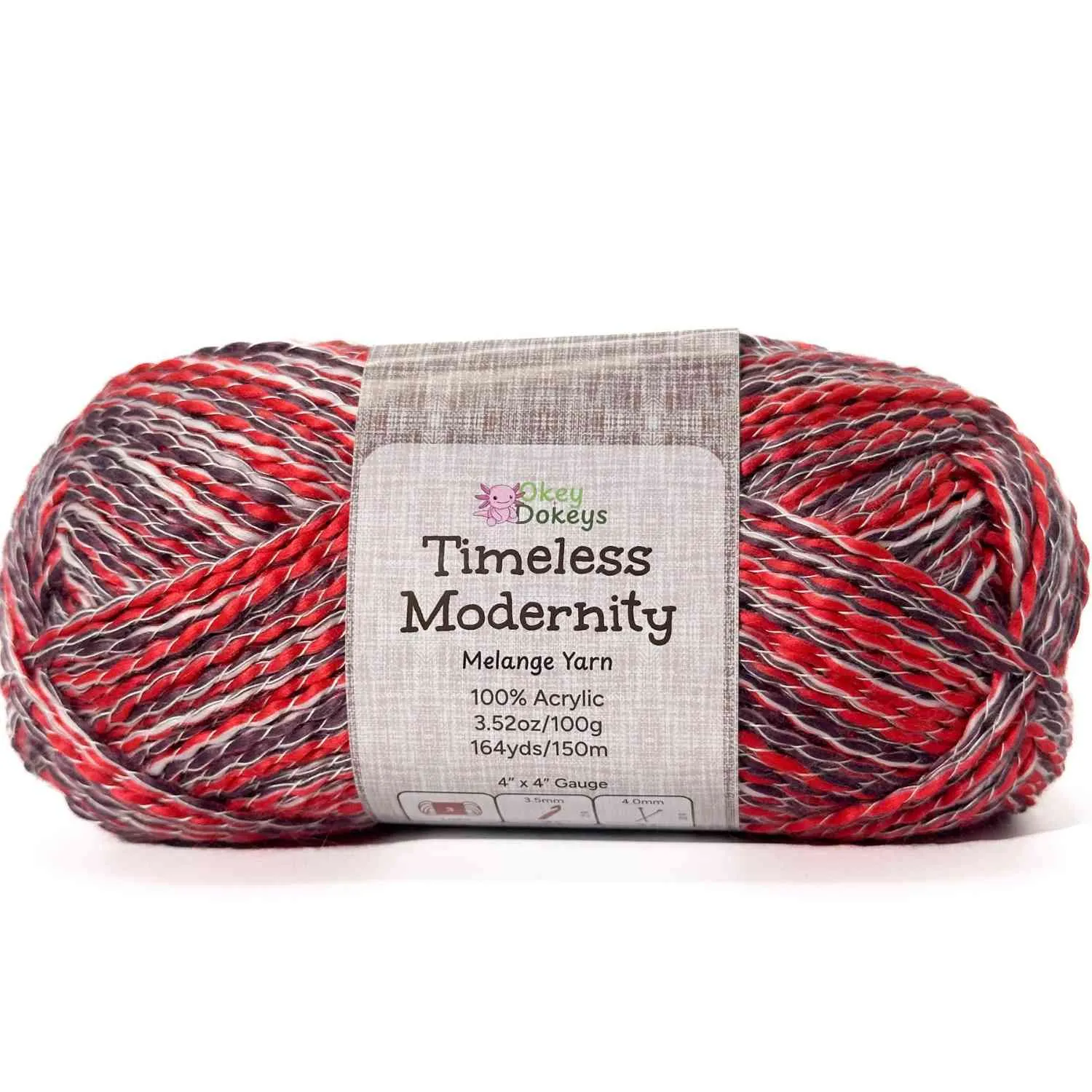 Timeless Modernity Sweater Like Acrylic Melange Yarn, 100g Light Weight - Image 45