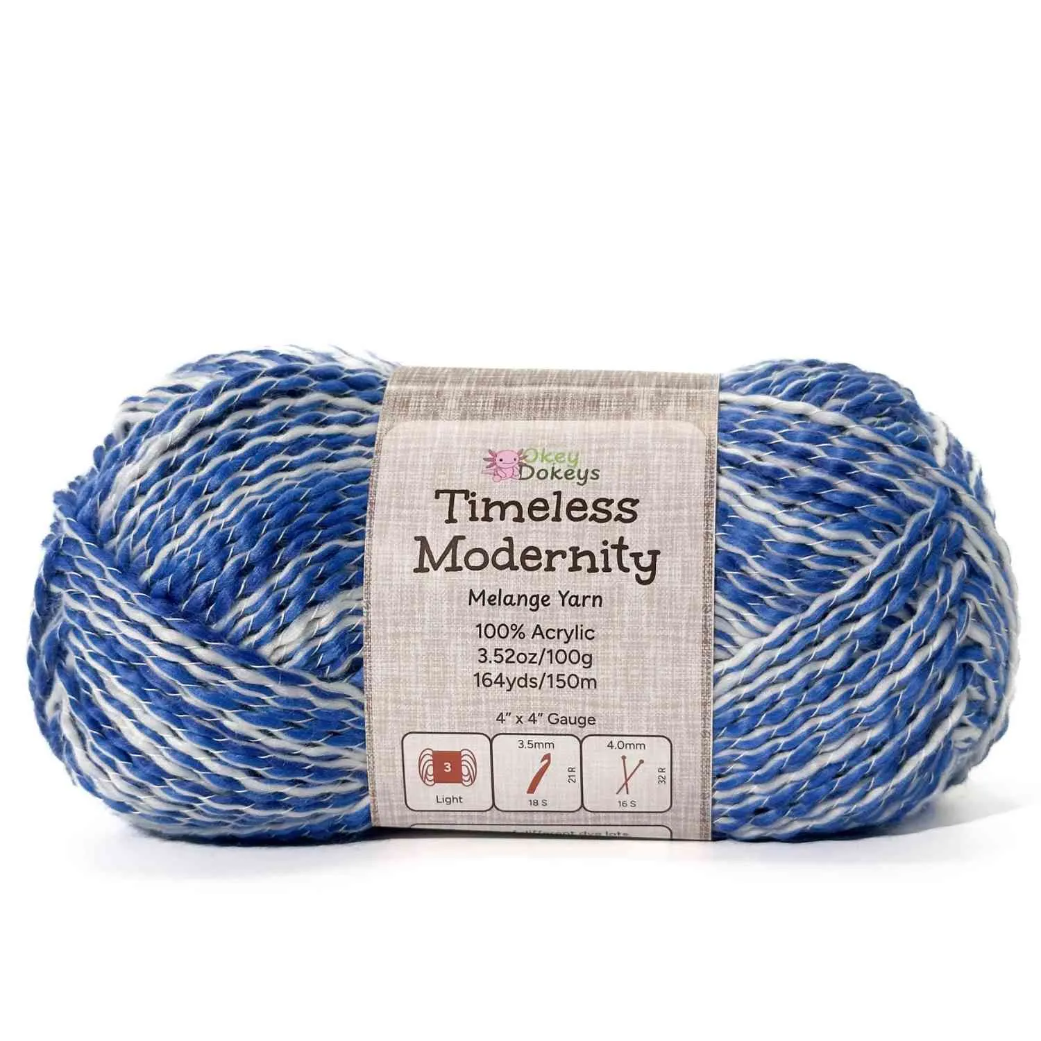 Timeless Modernity Sweater Like Acrylic Melange Yarn, 100g Light Weight - Image 48